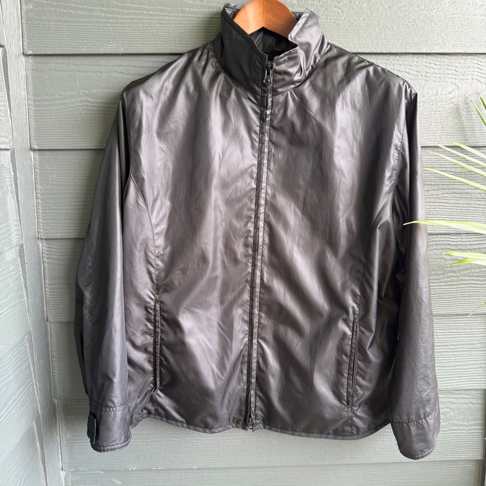 Lauren Ralph Lauren RL-67 Black Full Zip Jacket Mesh Lined Women's Medium